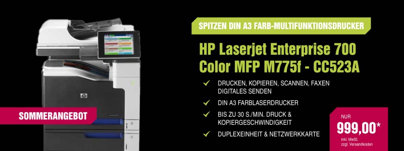 Angebot: HP Laserjet Enterprise 700 CC523A